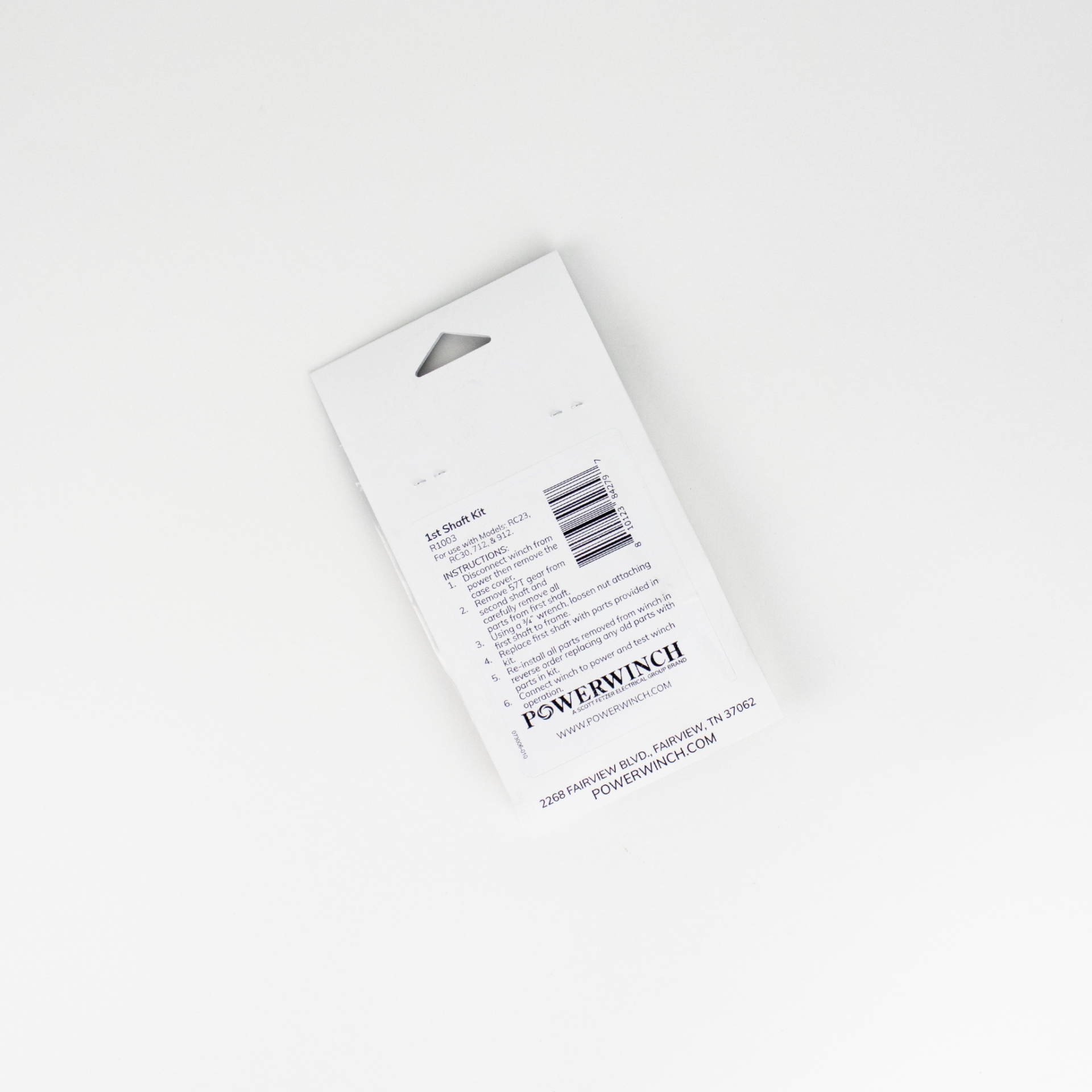 R1003 1stShaftKitPackagingBack